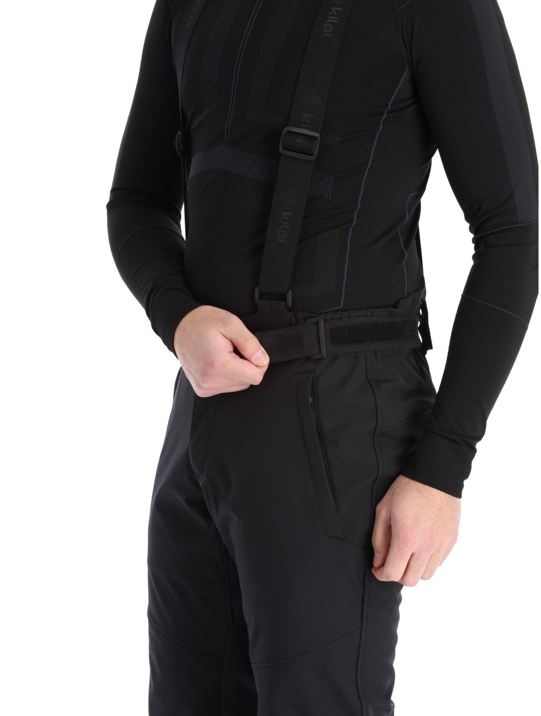 Kilpi, Rhea-M pantalones de esquí softshell hombres Black negro 