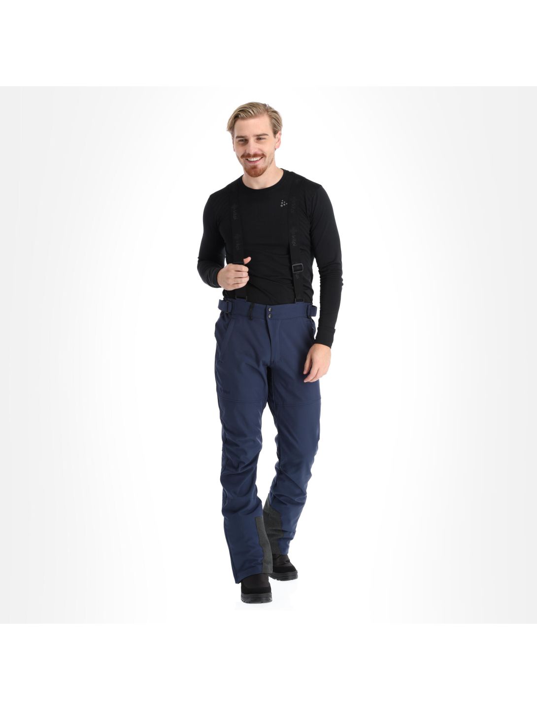 Kilpi, Rhea-M pantalones de esquí softshell hombres dark azul 