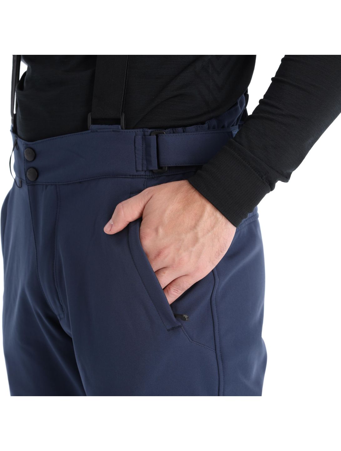 Kilpi, Rhea-M pantalones de esquí softshell hombres dark azul 