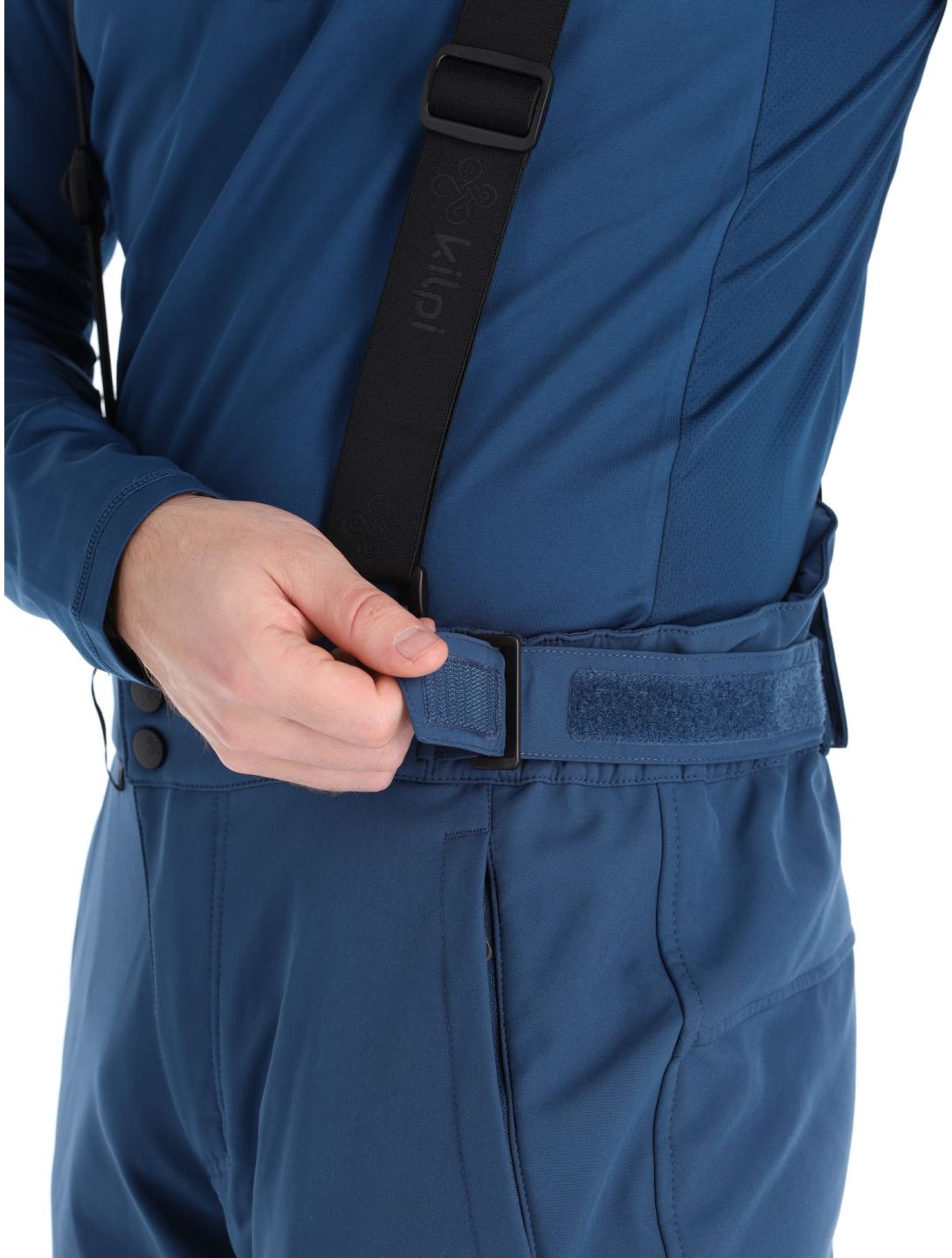 Kilpi, Rhea-M pantalones de esquí softshell hombres Dark Blue azul 