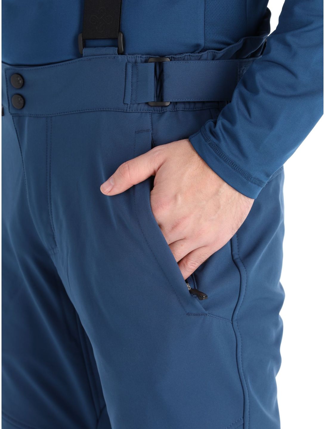 Kilpi, Rhea-M pantalones de esquí softshell hombres Dark Blue azul 