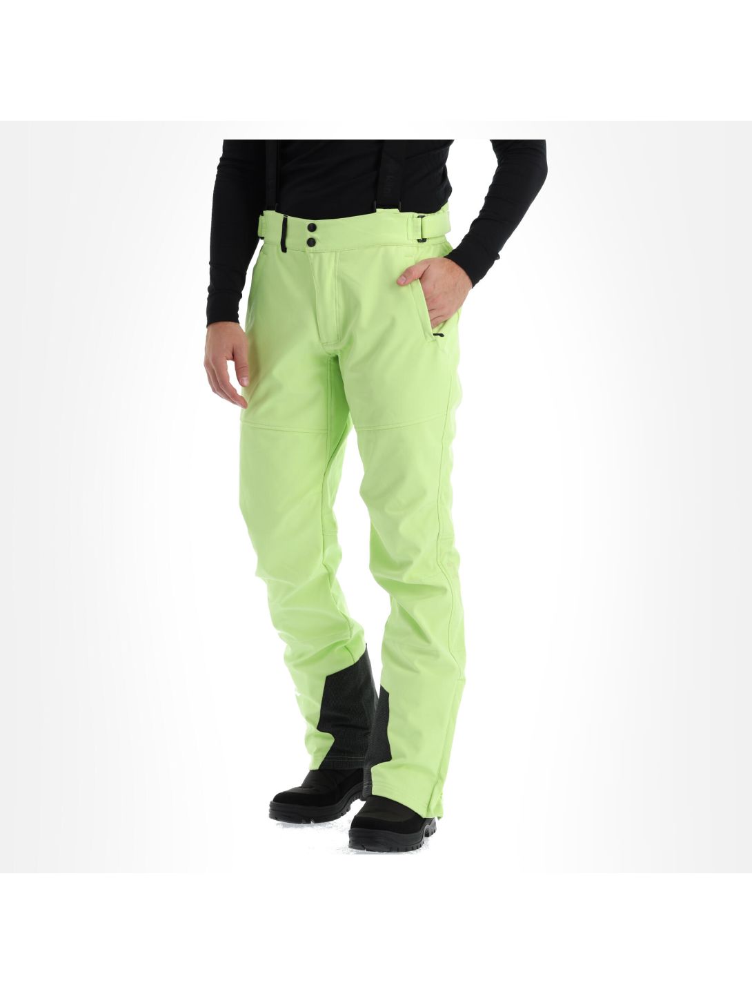 Kilpi, Rhea-M pantalones de esquí softshell hombres lime verde 