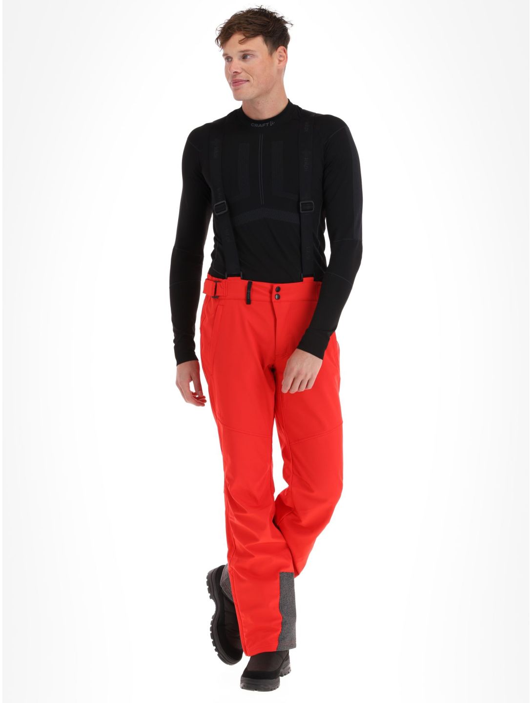 Kilpi, Rhea-M pantalones de esquí softshell hombres Red rojo 