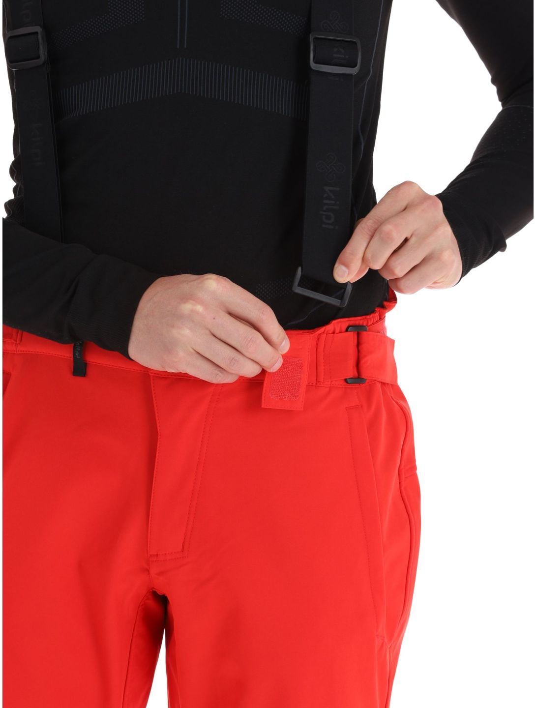 Kilpi, Rhea-M pantalones de esquí softshell hombres Red rojo 