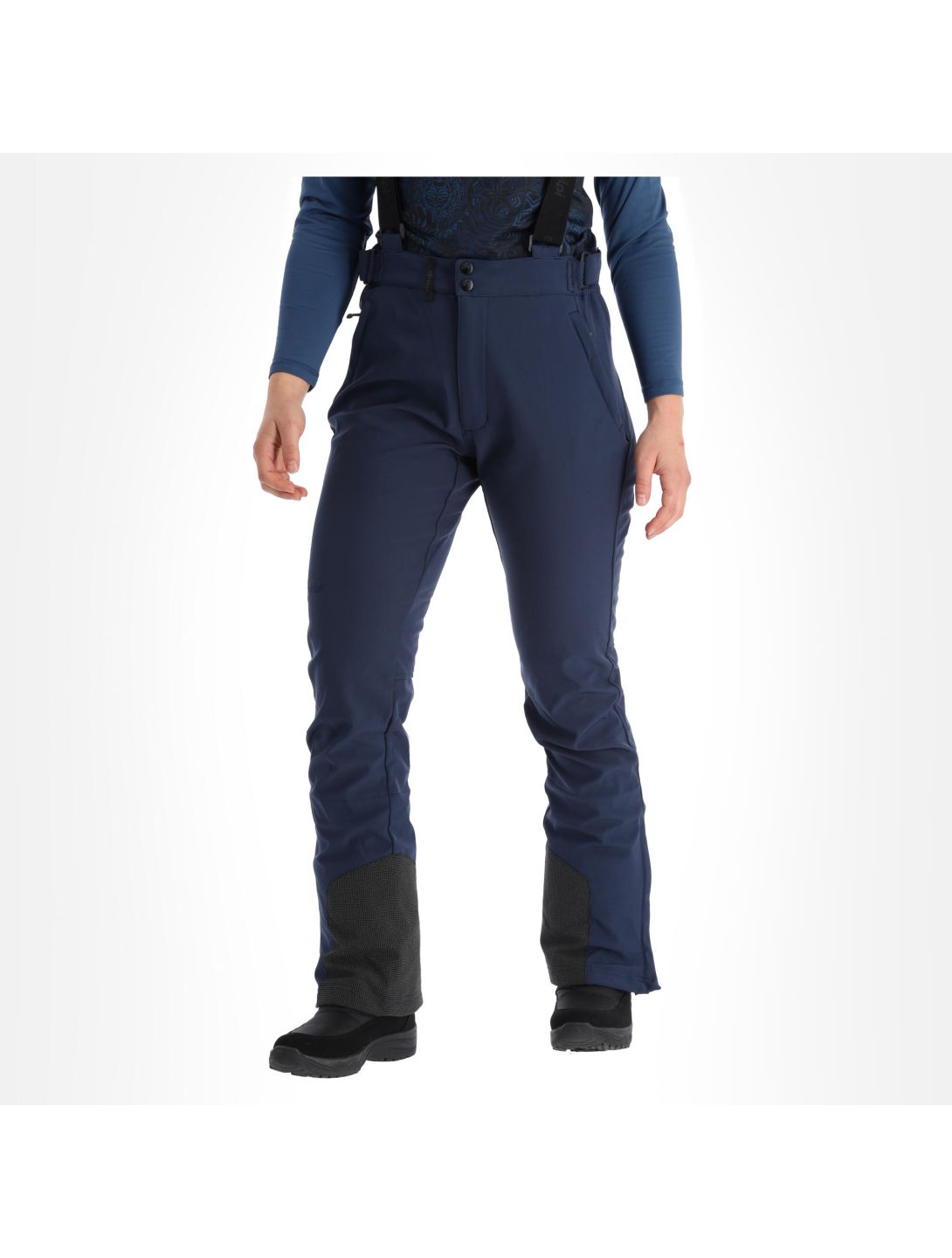 Kilpi, Rhea-W pantalones de esquí softshell mujeres dark azul 