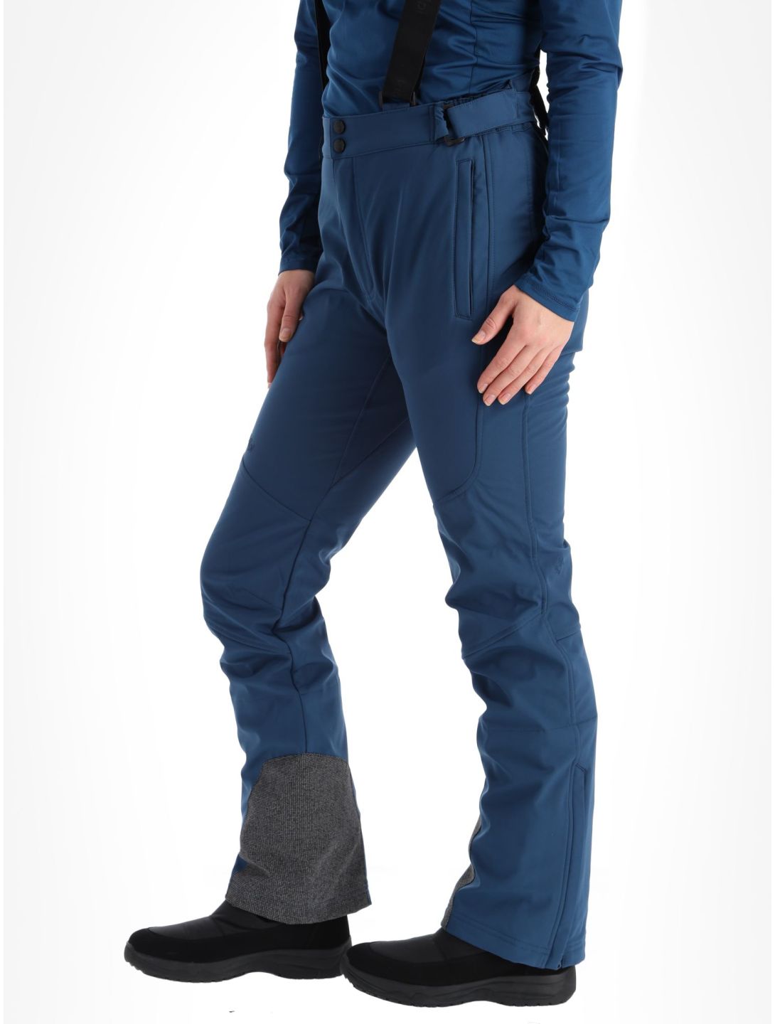 Kilpi, Rhea-W pantalones de esquí softshell mujeres Dark Blue azul 