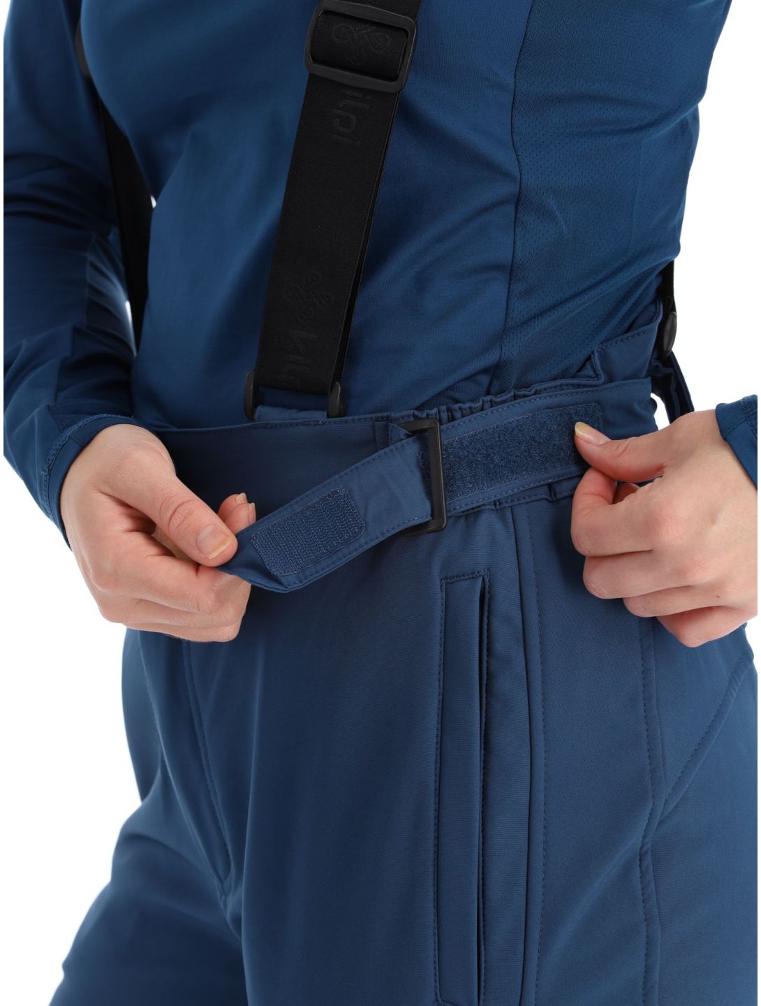 Kilpi, Rhea-W pantalones de esquí softshell mujeres Dark Blue azul 