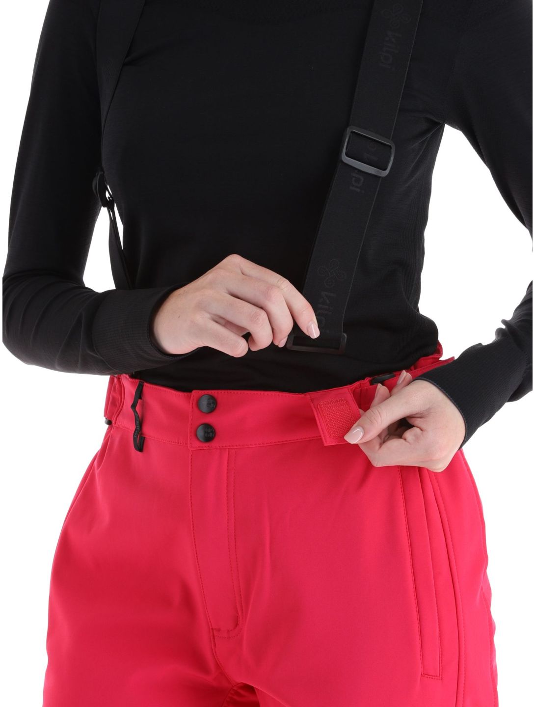 Kilpi, Rhea-W pantalones de esquí softshell mujeres Pink rosa 