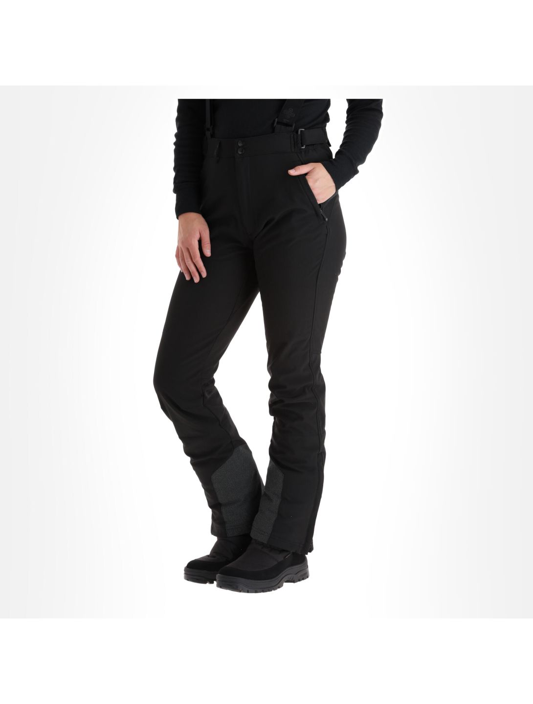 Kilpi, Rhea-W pantalones de esquí softshell mujeres negro 