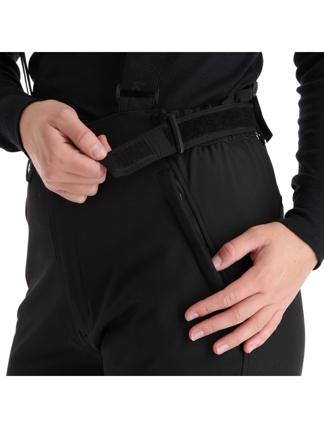 Kilpi, Rhea-W pantalones de esquí softshell mujeres negro 