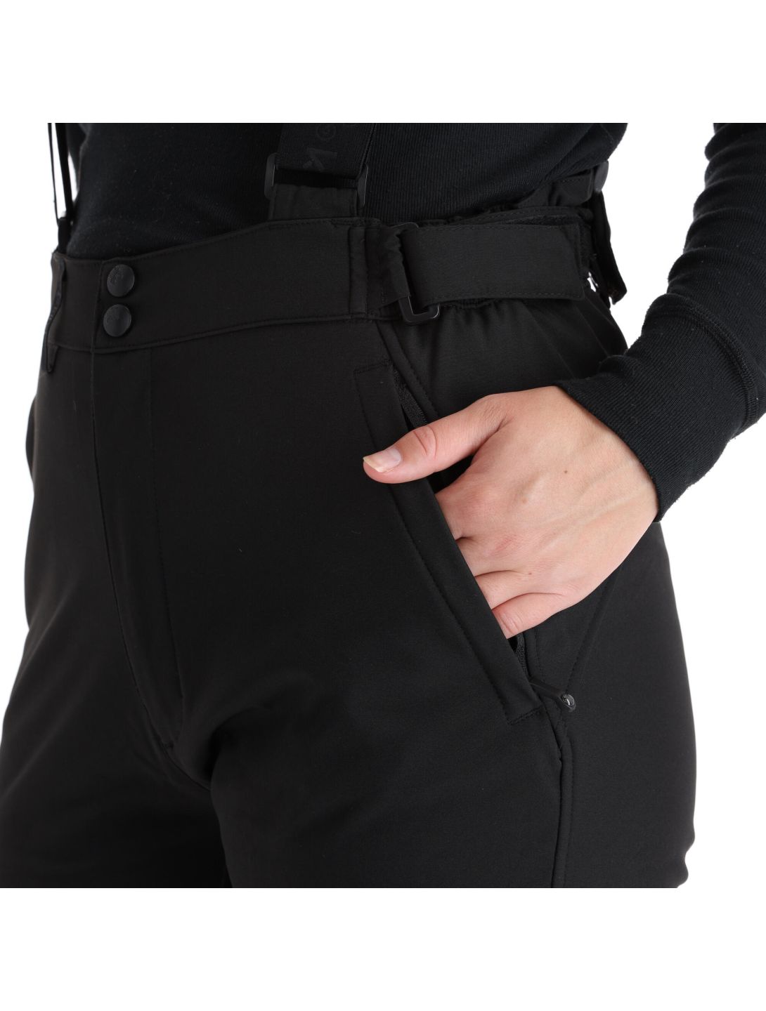 Kilpi, Rhea-W pantalones de esquí softshell mujeres negro 