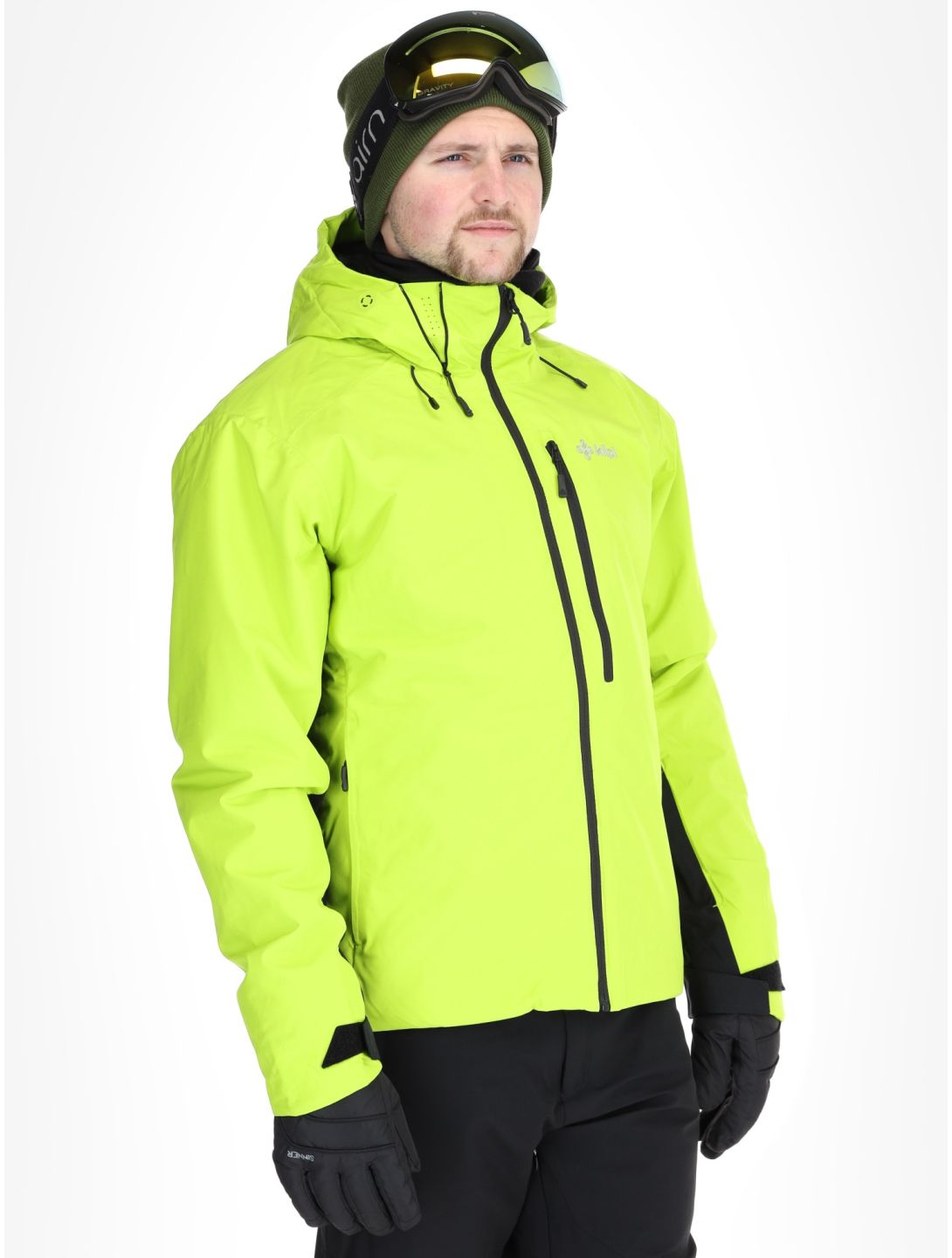 Kilpi, TAMPA chaqueta de esquí hombres Lime Green verde 