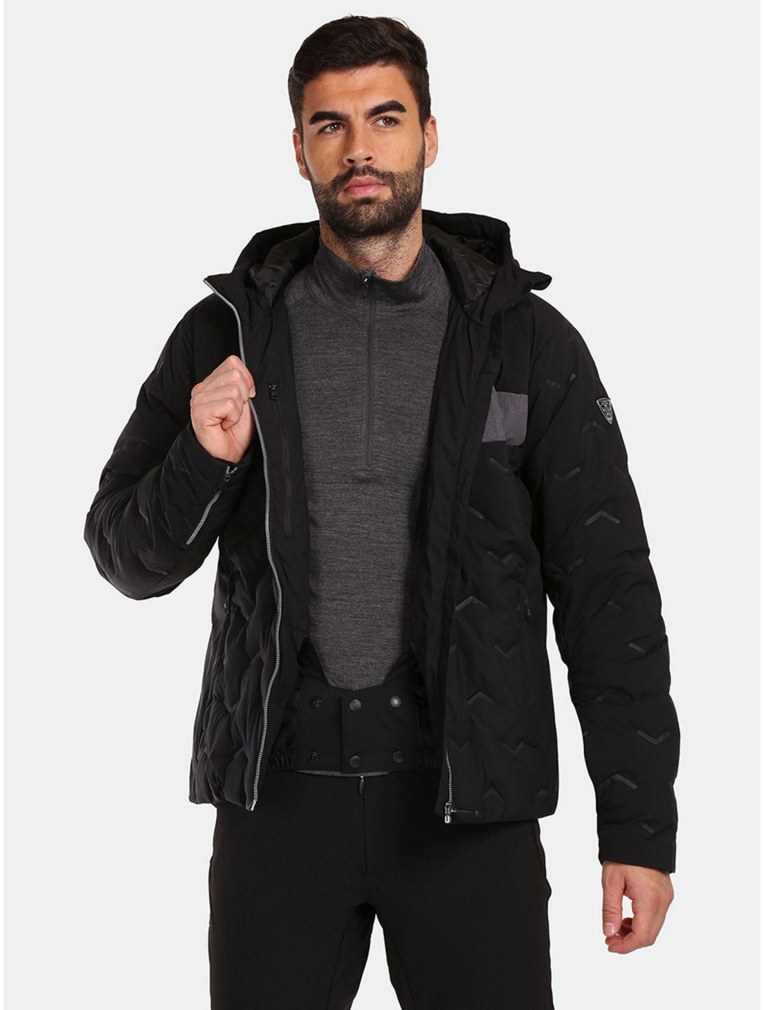 Kilpi, Teddy-m chaqueta de esquí tallas extra grandes hombres Black negro 