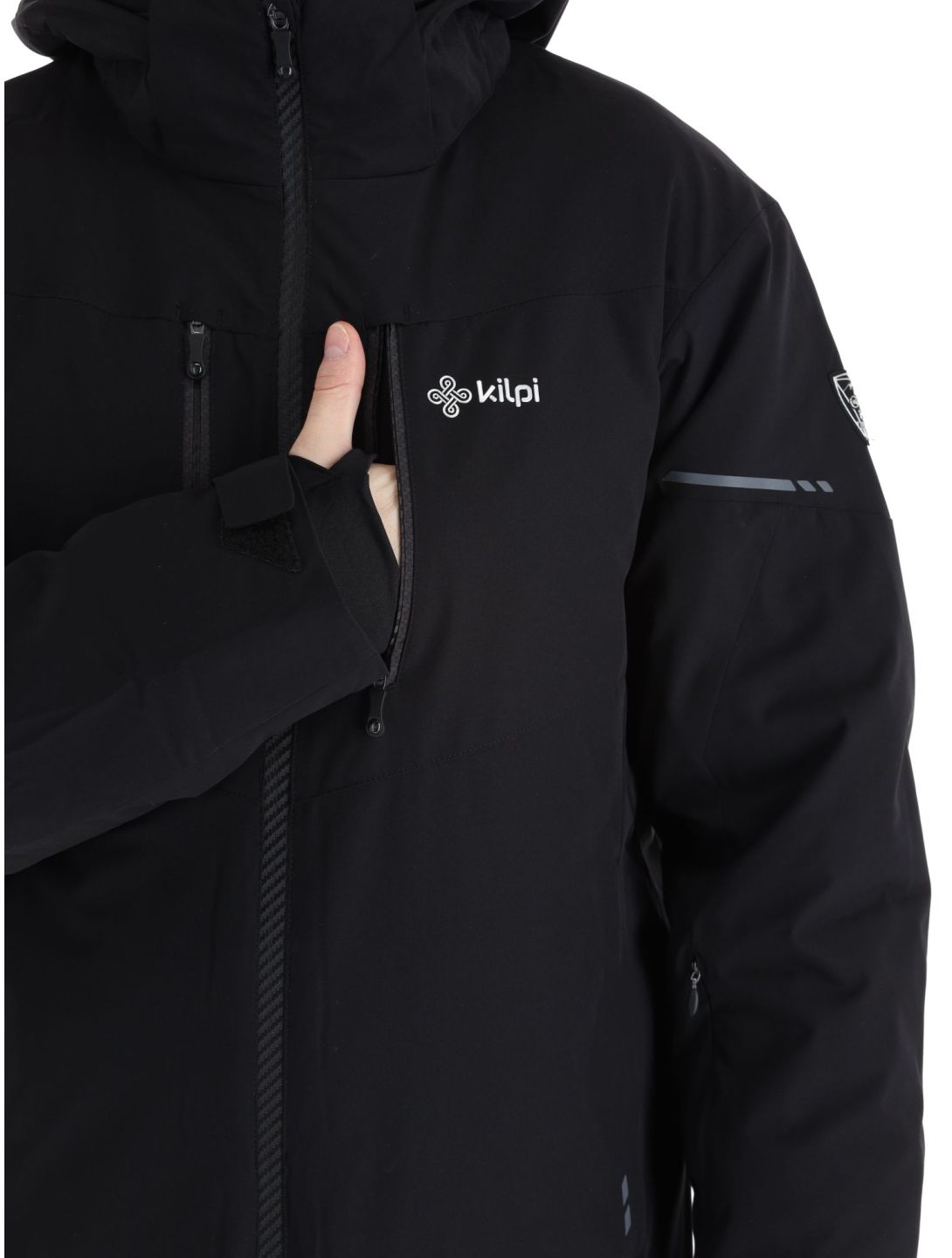 Kilpi, Tonnsi-M chaqueta de esquí hombres Black negro 