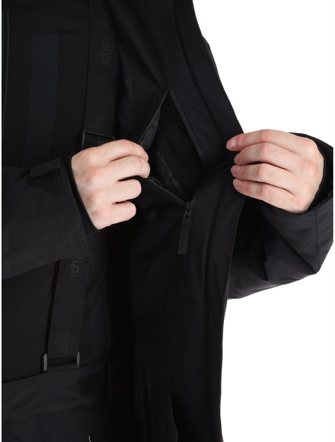 Kilpi, Tonnsi-M chaqueta de esquí hombres Black negro 