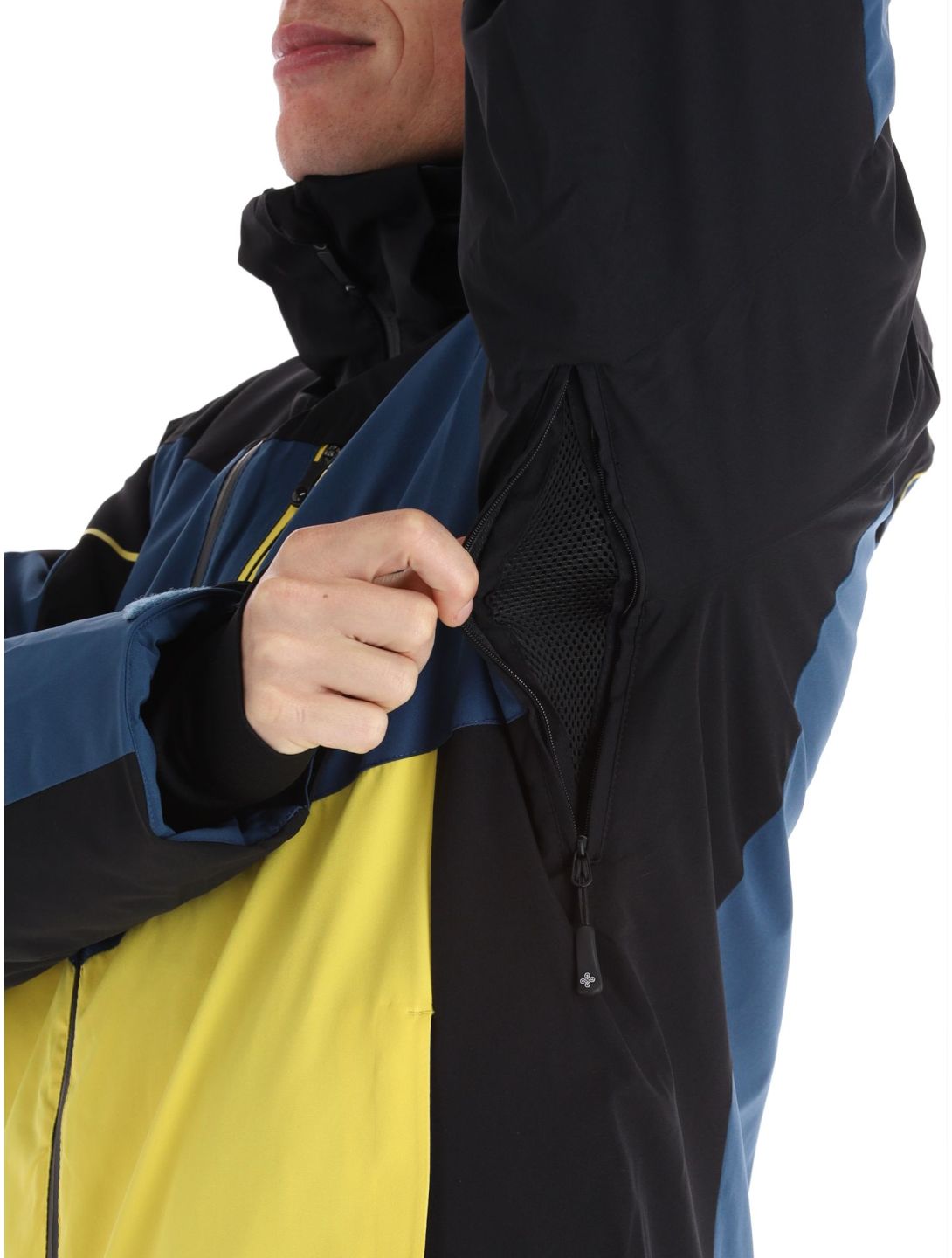 Kilpi, Tonnsi-M chaqueta de esquí hombres Yellow amarillo, azul 