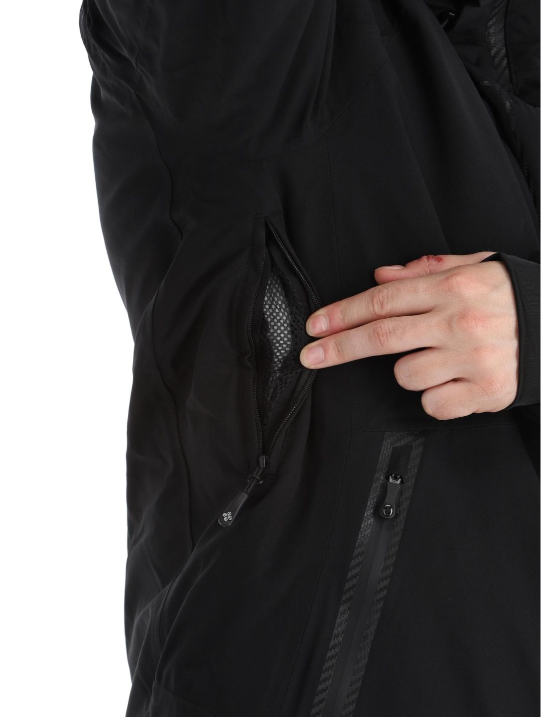 Kilpi, Turnau-m chaqueta de esquí tallas extra grandes hombres Black negro 