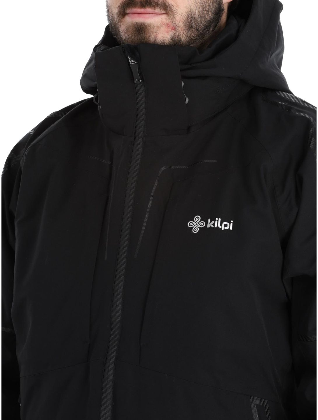 Kilpi, Turnau-m chaqueta de esquí tallas extra grandes hombres Black negro 