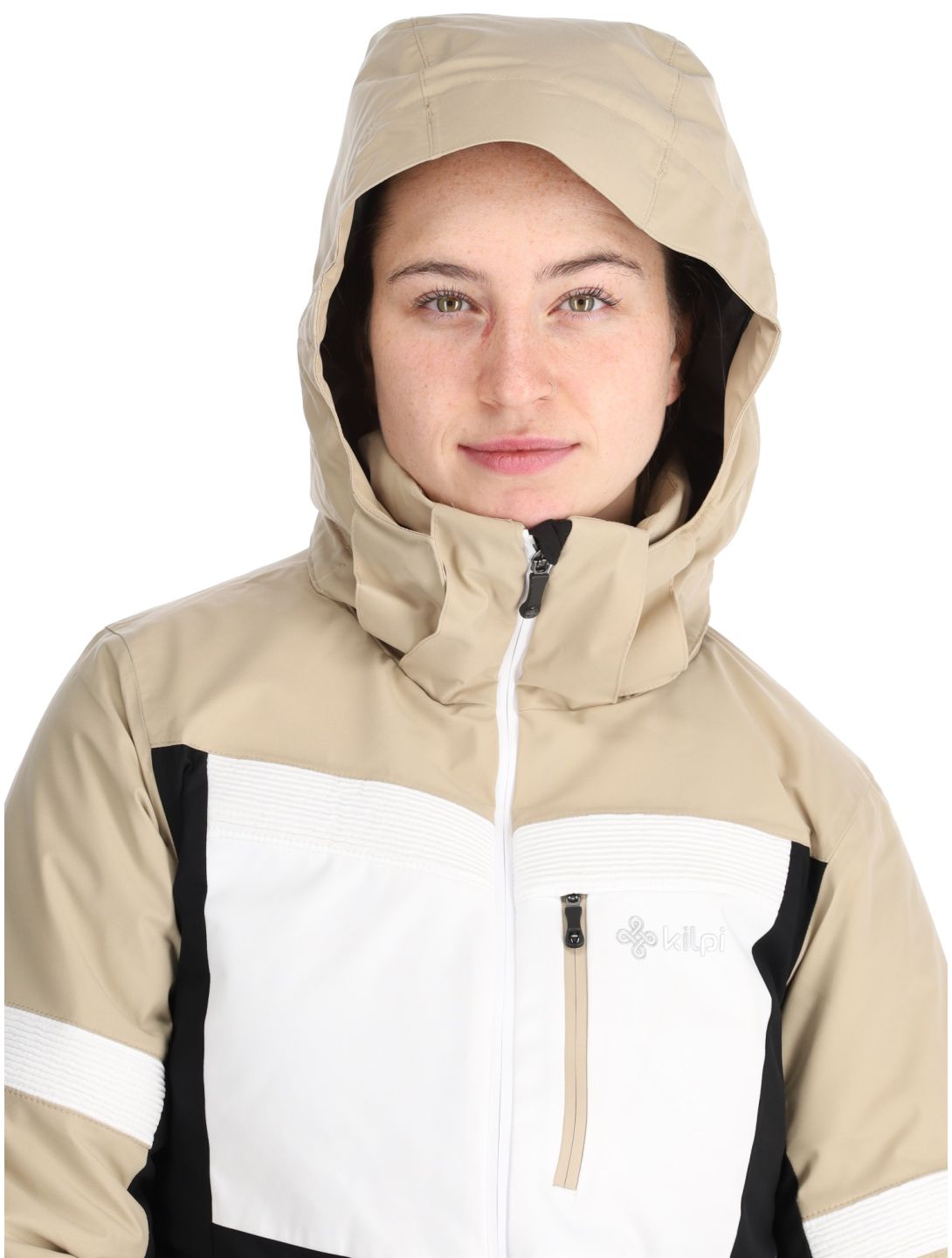 Kilpi, Valera chaqueta de esquí mujeres Beige beige, blanco, negro 