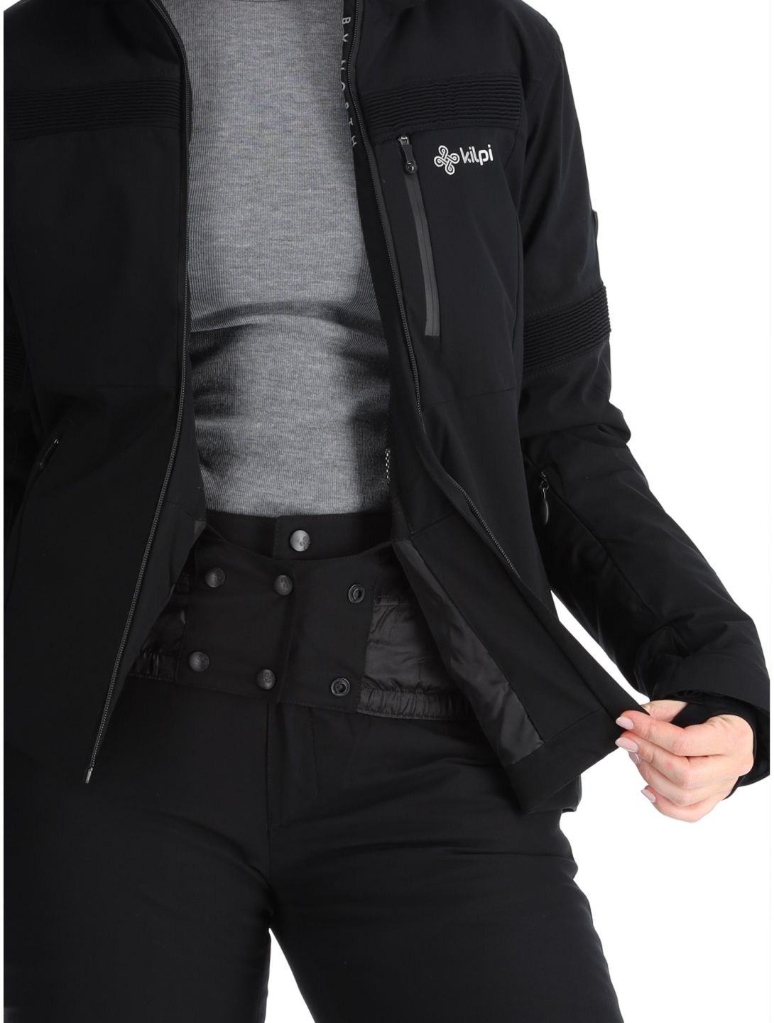 Kilpi, Valera chaqueta de esquí mujeres Black negro 