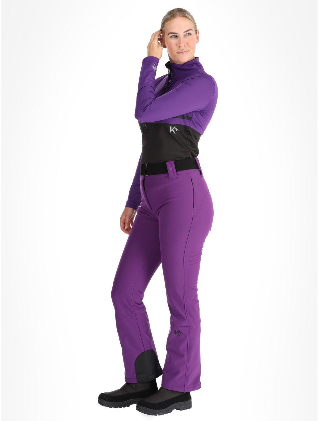 Kou Sportswear, Frost Flare Pants pantalones de esquí mujeres Purple púrpura 