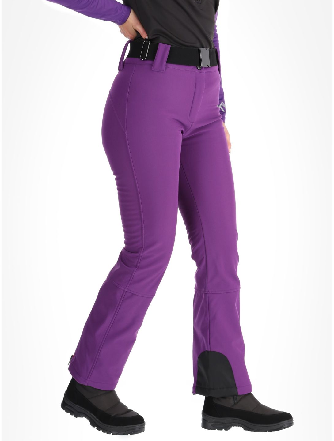 Kou Sportswear, Frost Flare Pants pantalones de esquí softshell mujeres Purple púrpura 