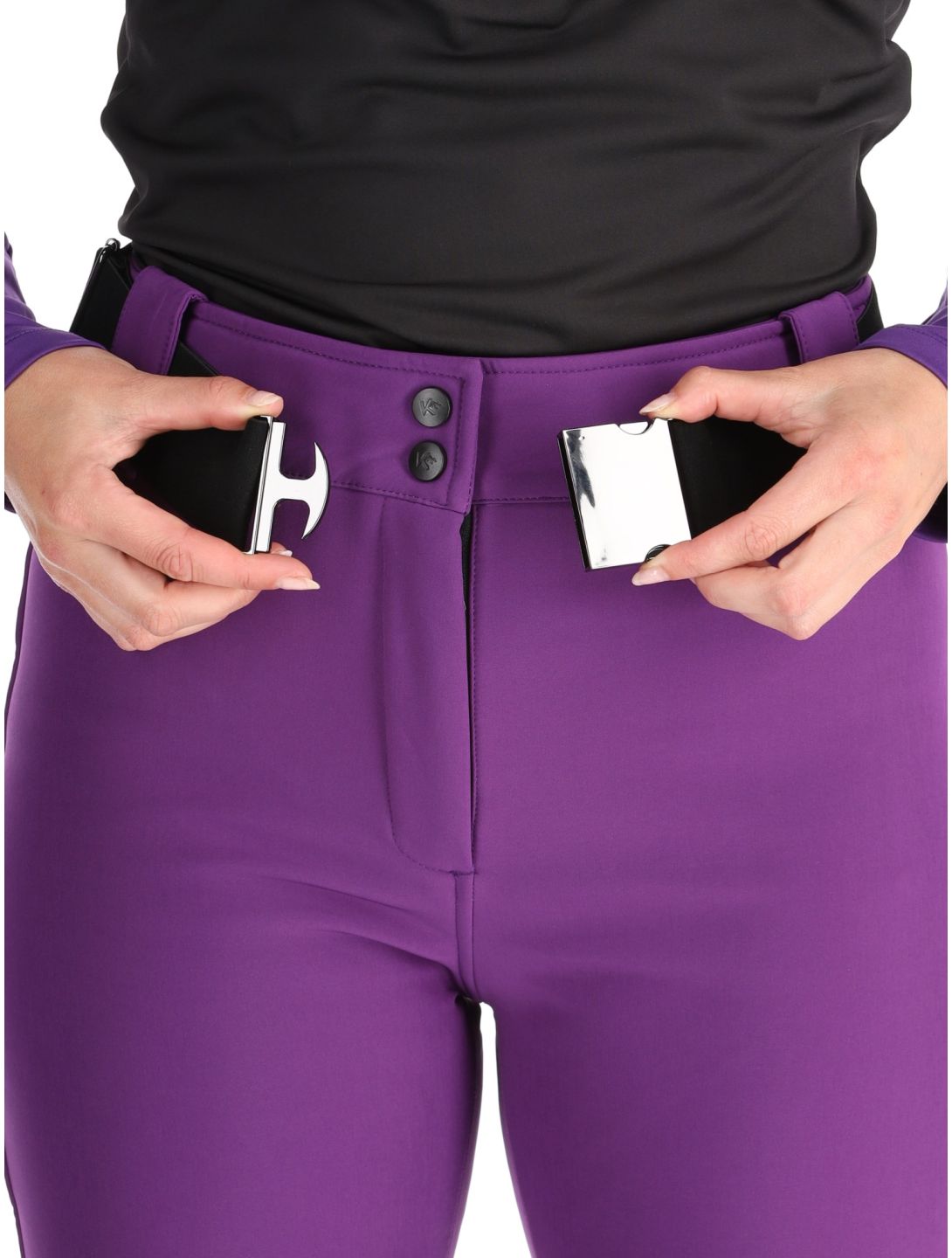 Kou Sportswear, Frost Flare Pants pantalones de esquí mujeres Purple púrpura 