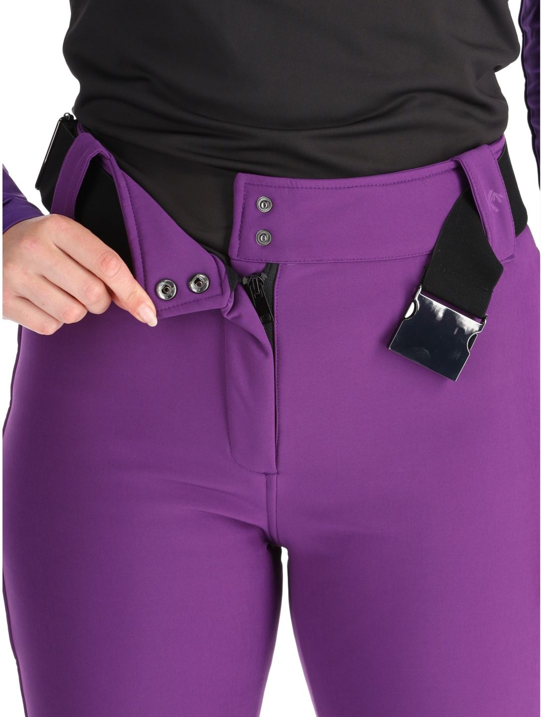 Kou Sportswear, Frost Flare Pants pantalones de esquí mujeres Purple púrpura 