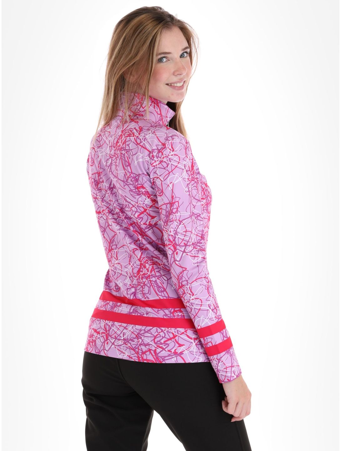 Kou Sportswear, Geolines jersey mujeres Purple-Pink púrpura, rosa 