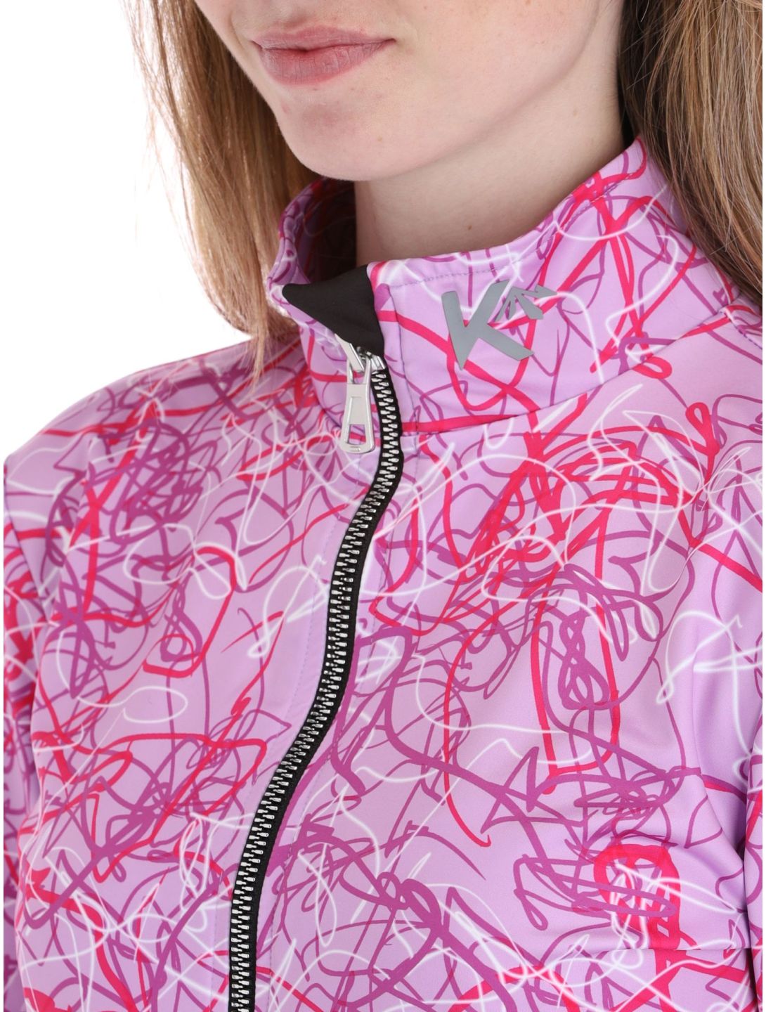 Kou Sportswear, Geolines jersey mujeres Purple-Pink púrpura, rosa 