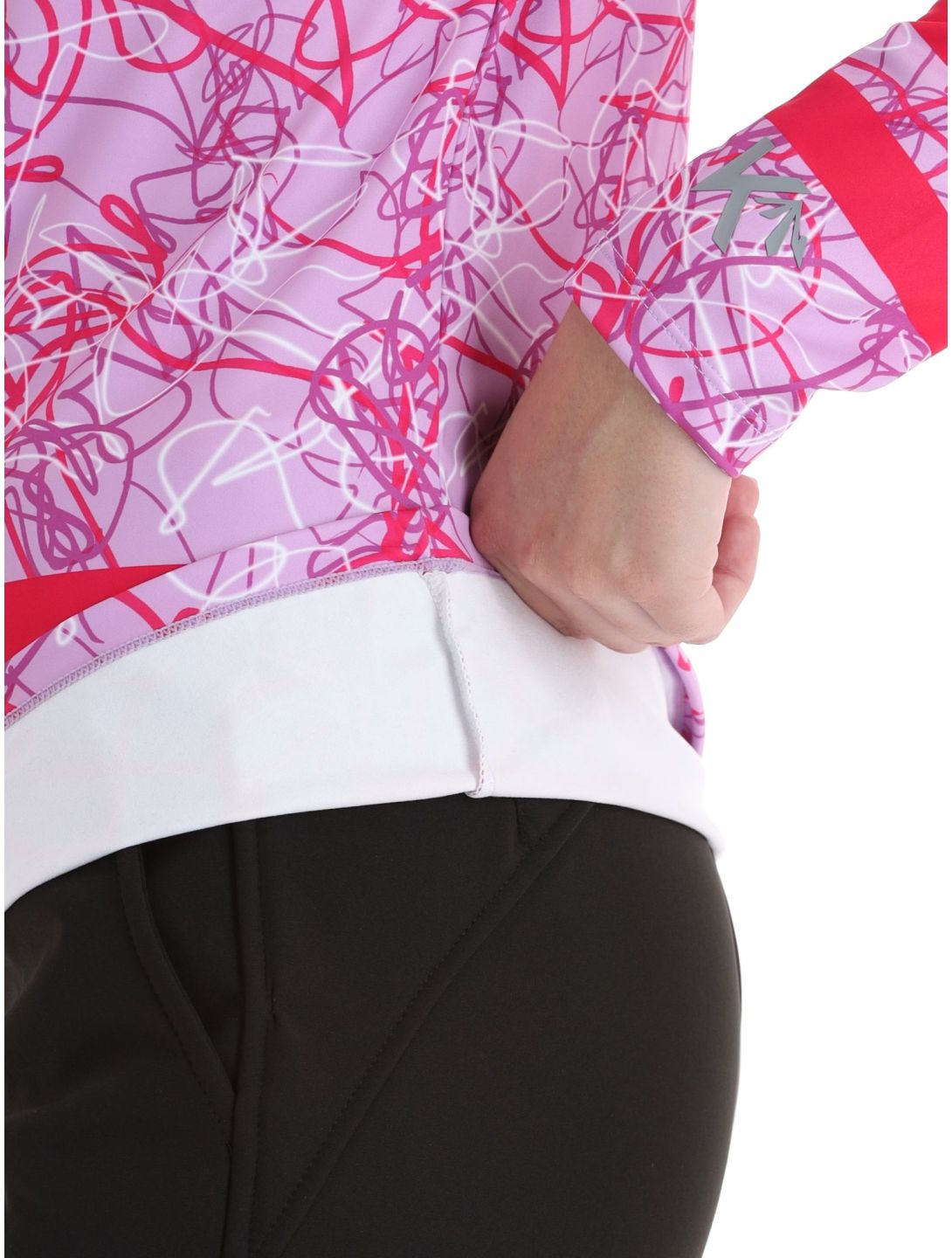 Kou Sportswear, Geolines jersey mujeres Purple-Pink púrpura, rosa 