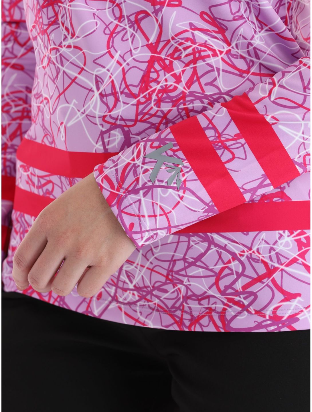 Kou Sportswear, Geolines jersey mujeres Purple-Pink púrpura, rosa 