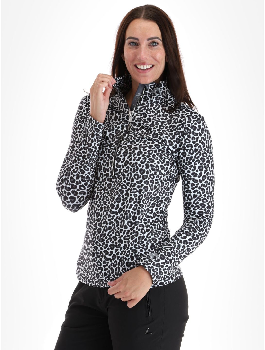 Kou Sportswear, Panter jersey mujeres Black / White blanco, negro 