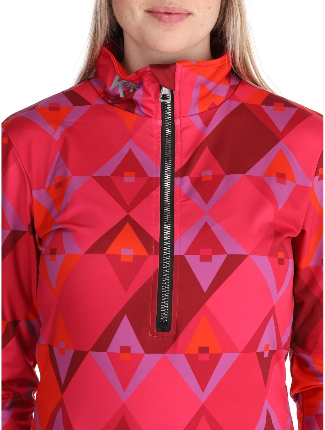 Kou Sportswear, Pully jersey mujeres Pink / Red rojo, rosa 