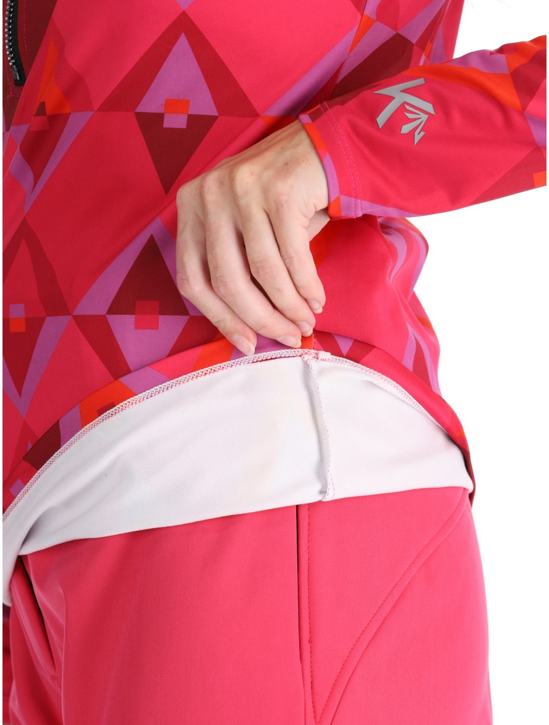 Kou Sportswear, Pully jersey mujeres Pink / Red rojo, rosa 