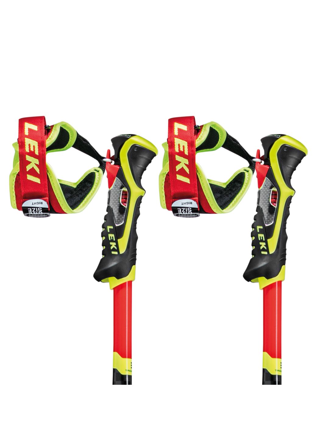 Leki, Wcr Sl 3D bastones de esquí unisex amarillo/rojo/negro