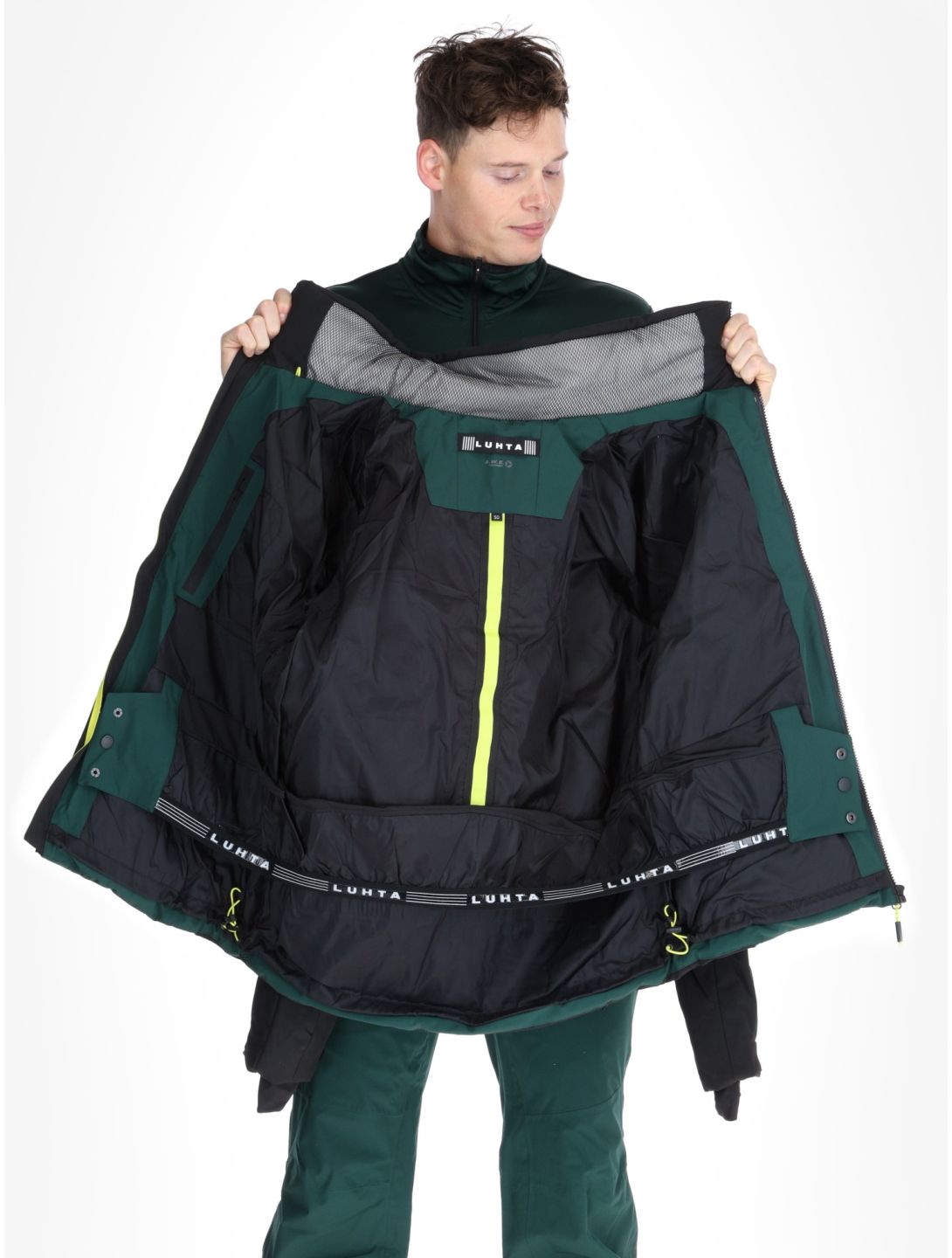 Luhta, Aatsinki chaqueta de esquí hombres Dark Green verde 