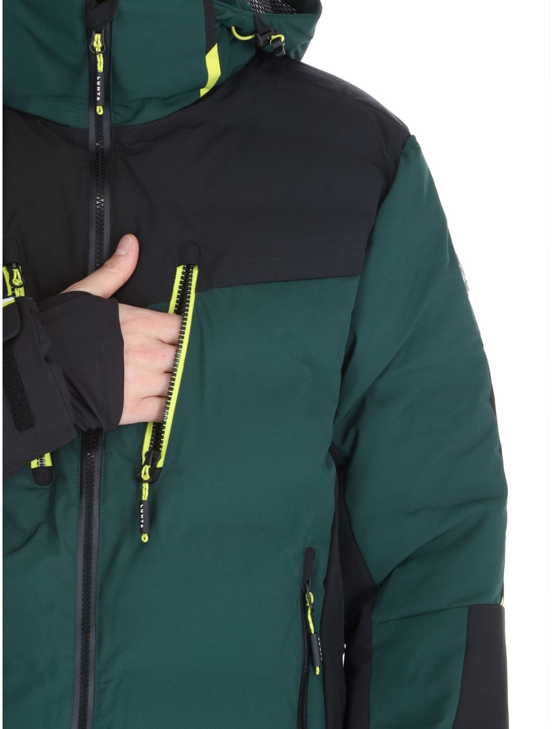 Luhta, Aatsinki chaqueta de esquí hombres Dark Green verde 