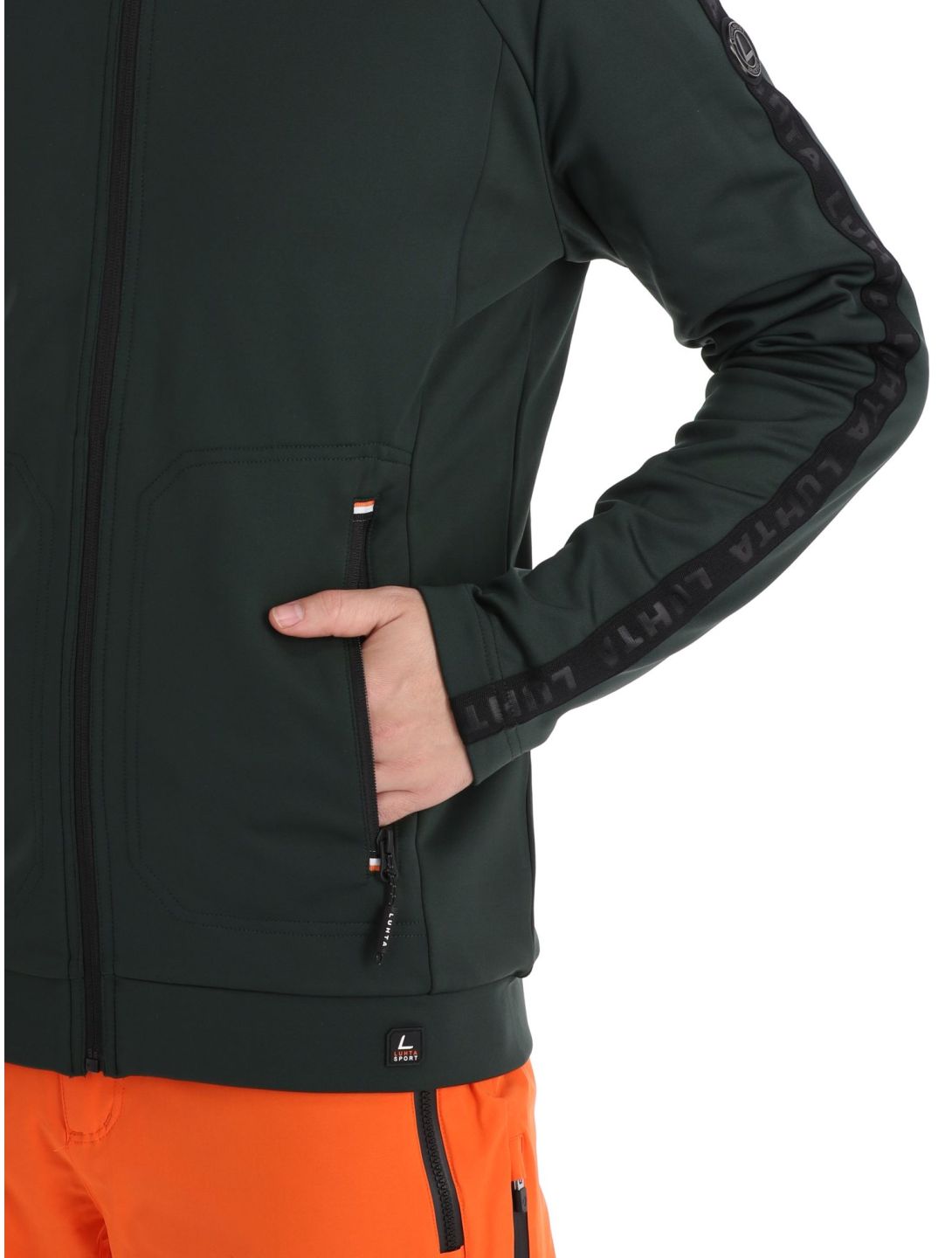 Luhta, Altovaara chaleco hombres Dark Green verde 