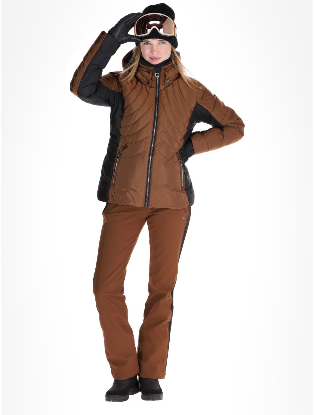 Luhta, Hakois chaqueta de esquí mujeres Chocolat marrón 