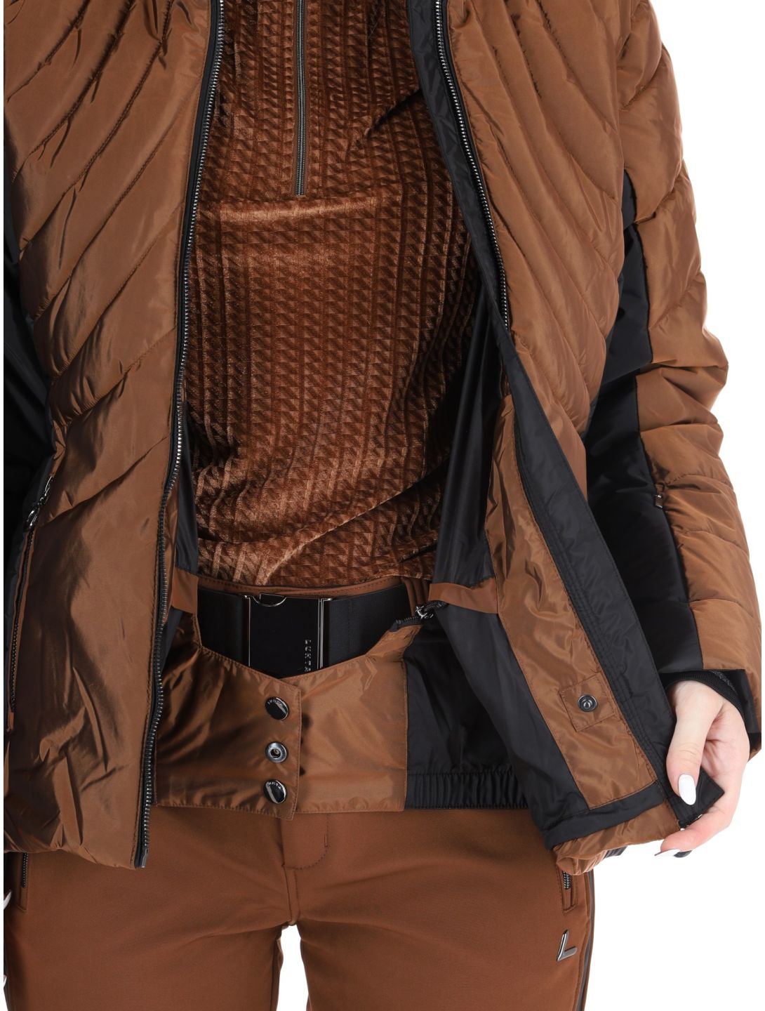 Luhta, Hakois chaqueta de esquí mujeres Chocolat marrón 