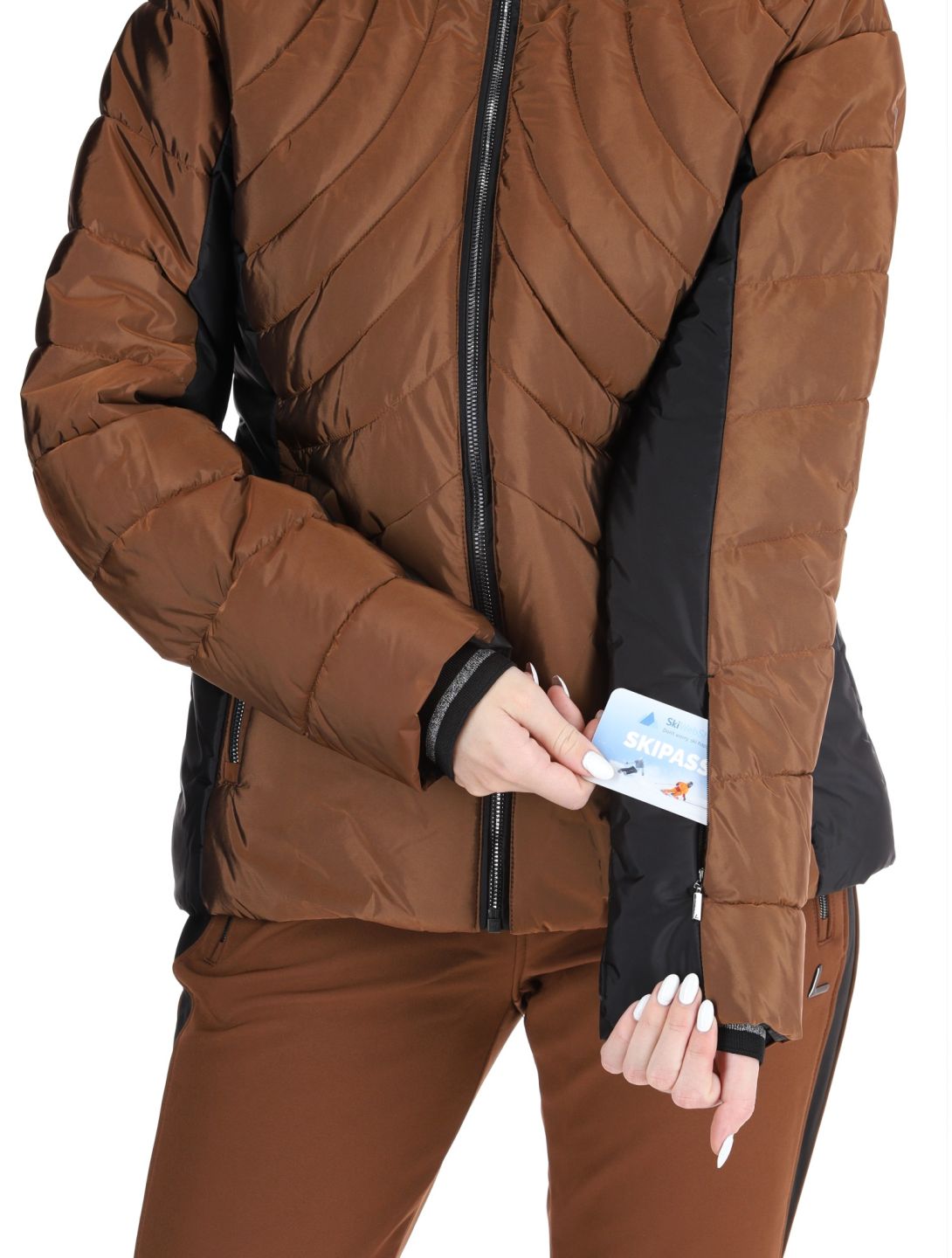 Luhta, Hakois chaqueta de esquí mujeres Chocolat marrón 