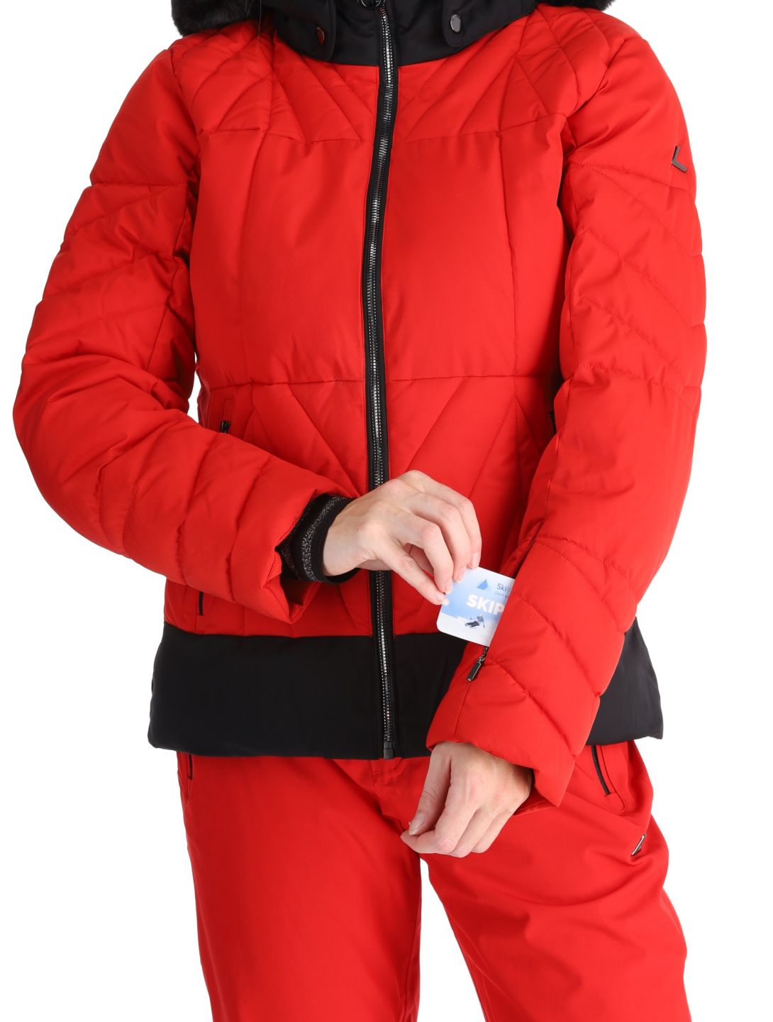 Luhta, Hakonkoski chaqueta de esquí mujeres Cranberry rojo 