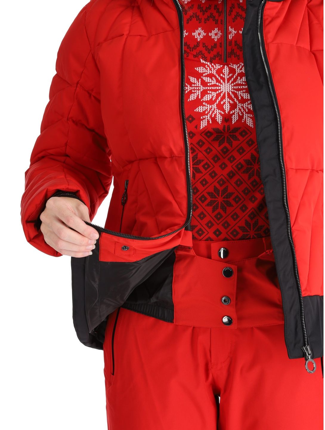 Luhta, Hakonkoski chaqueta de esquí mujeres Cranberry rojo 