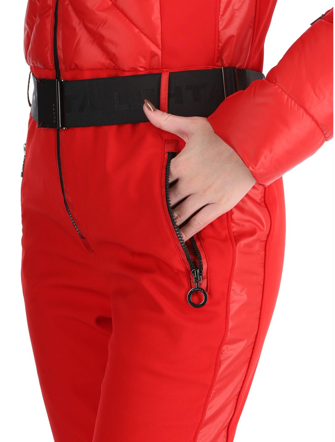 Luhta, Halkorpi ropa del mono mujeres Cranberry rojo 