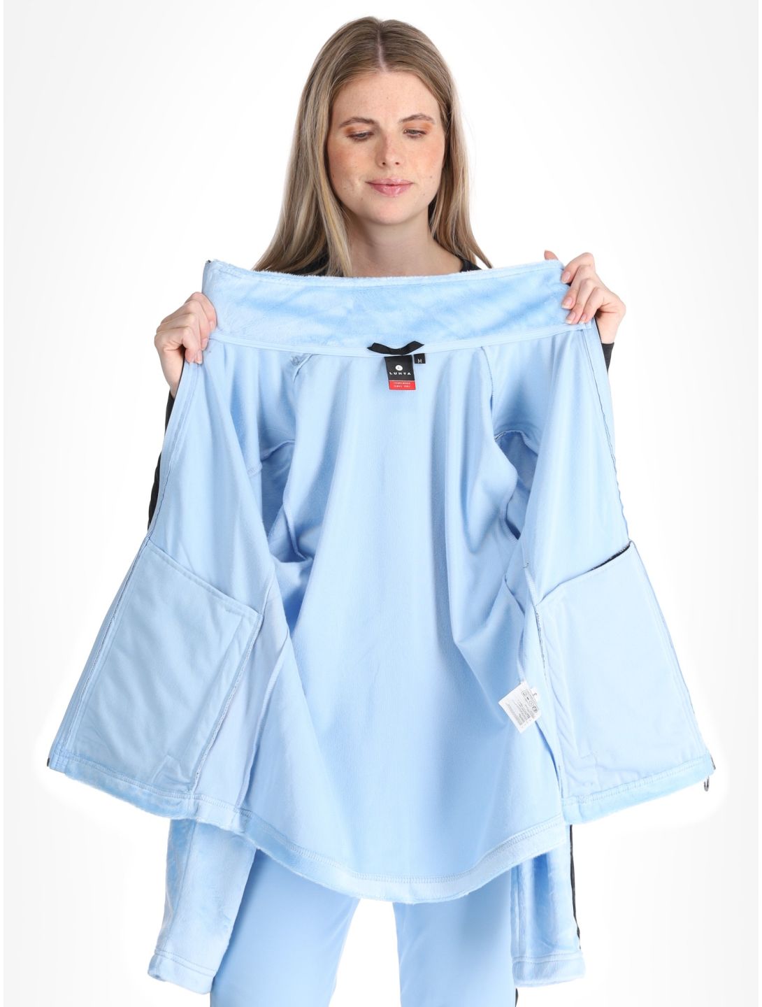 Luhta, Halmejoki chaleco mujeres Light Blue azul 