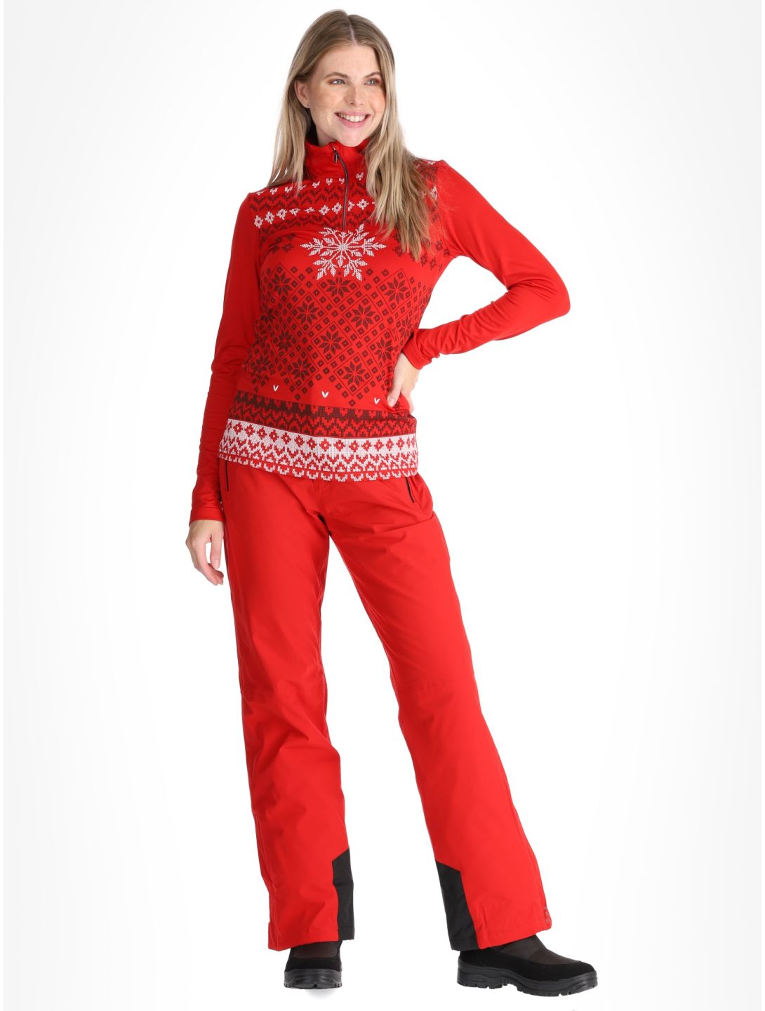 Luhta, Hangist jersey mujeres Cranberry rojo 