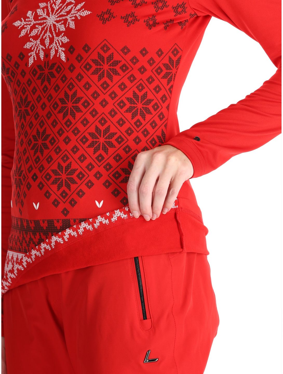 Luhta, Hangist jersey mujeres Cranberry rojo 