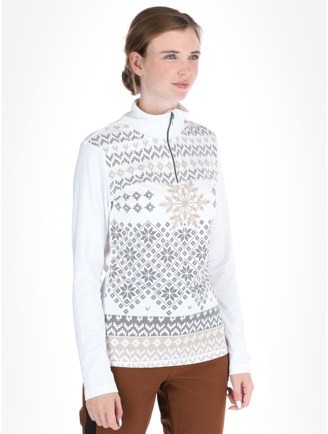 Luhta, Hangist jersey mujeres Optic White blanco 