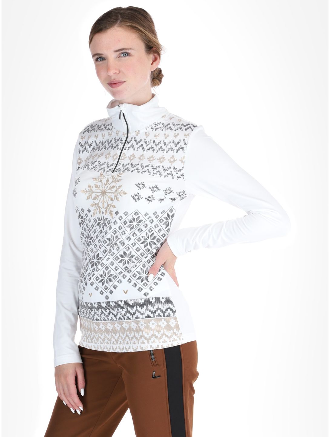 Luhta, Hangist jersey mujeres Optic White blanco 